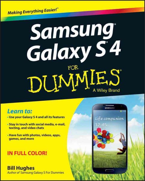 Samsung Galaxy S 4 For Dummies cover