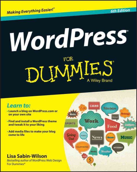 WordPress For Dummies (For Dummies Series) cover