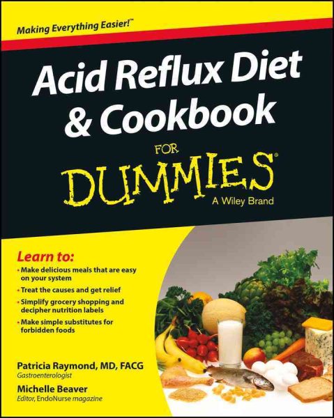 Acid Reflux Diet & Cookbook for Dummies cover