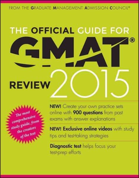 The Official Guide for GMAT Review 2015 with Online Question Bank and Exclusive Video cover