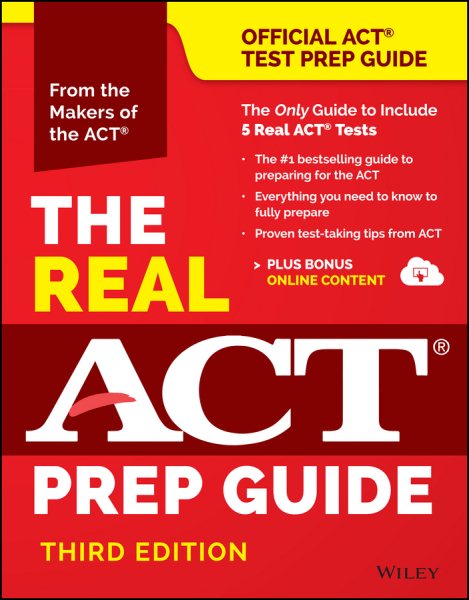 The Real ACT Prep Guide (Book + Bonus Online Content), (Reprint) (Official Act Prep Guide) cover