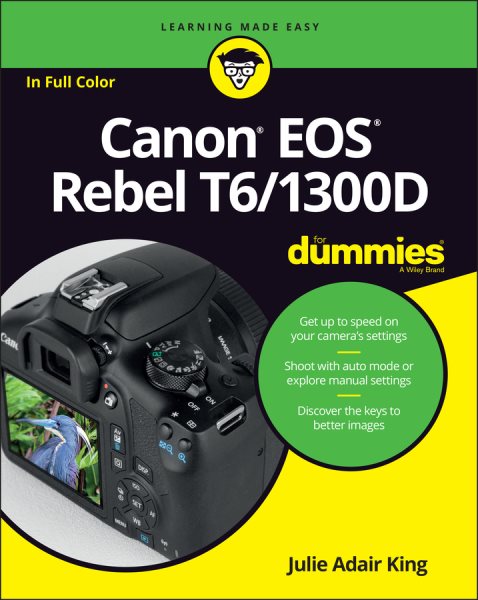 Canon EOS Rebel T6/1300D For Dummies (For Dummies (Lifestyle)) cover