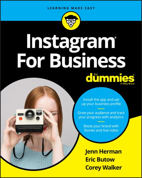 Instagram For Business For Dummies cover
