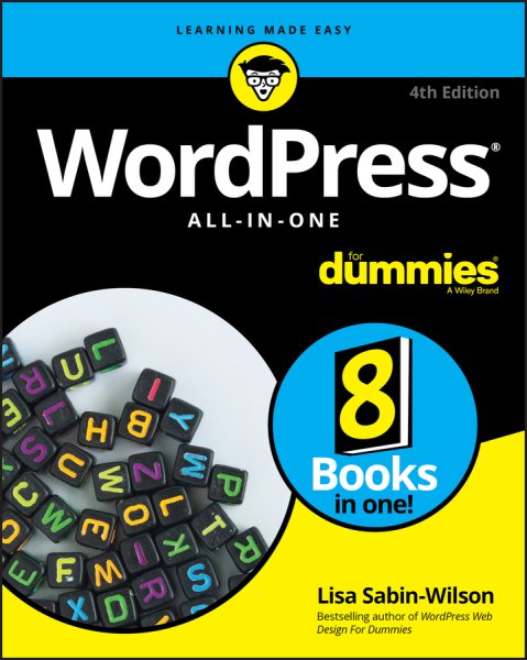 WordPress All-in-One For Dummies cover