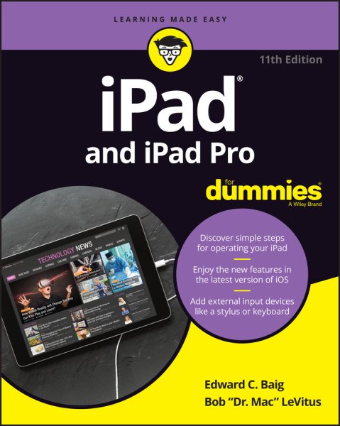 iPad and iPad Pro For Dummies, 11th Edition cover