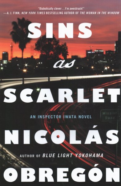Sins as Scarlet: An Inspector Iwata Novel cover