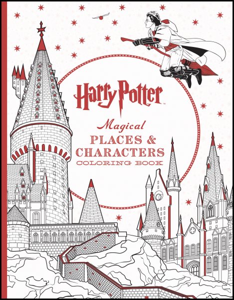 Harry Potter Magical Places & Characters Coloring Book: Official Coloring Book, The cover