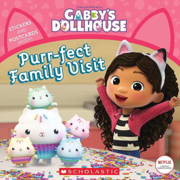Purr-fect Family Visit (Gabby's Dollhouse Storybook) cover
