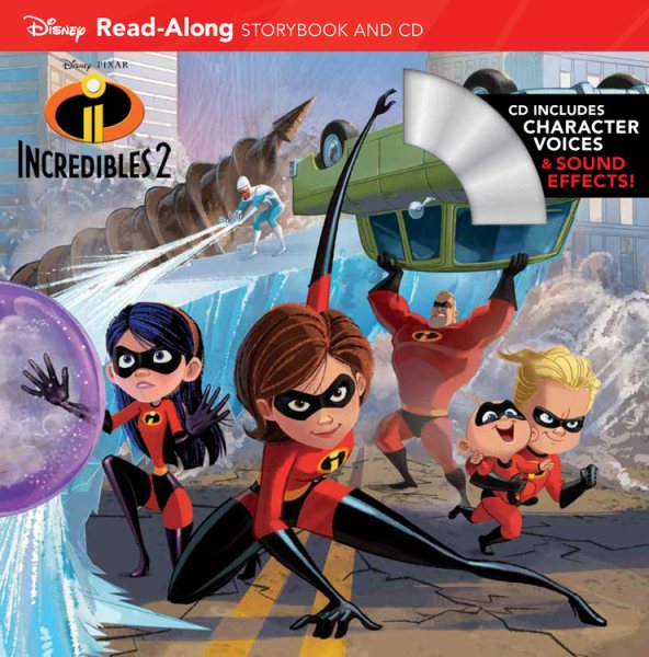 Incredibles 2 Read-Along Storybook and CD (Read-Along Storybook & CD) cover