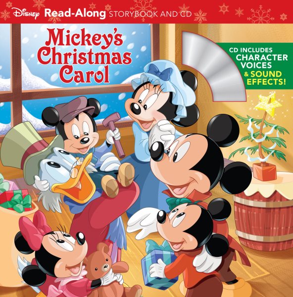 Mickey's Christmas Carol Read-Along Storybook and CD cover