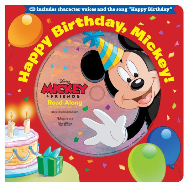 Happy Birthday, Mickey! Read-Along Storybook & CD (Read-Along Storybook and CD)
