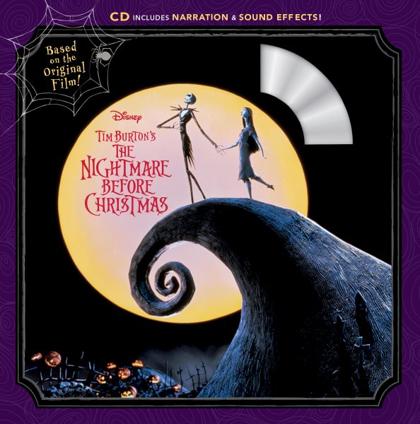 Tim Burton's: The Nightmare Before Christmas Book & CD cover