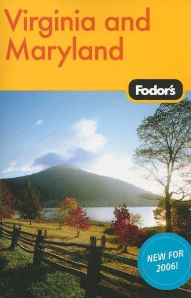 Fodor's Virginia and Maryland, 8th Edition (Travel Guide) cover