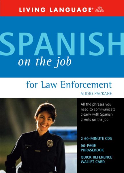 Spanish on the Job for Law Enforcement Audio Package cover