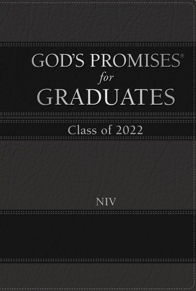 God's Promises for Graduates: Class of 2022 - Black NIV: New International Version cover