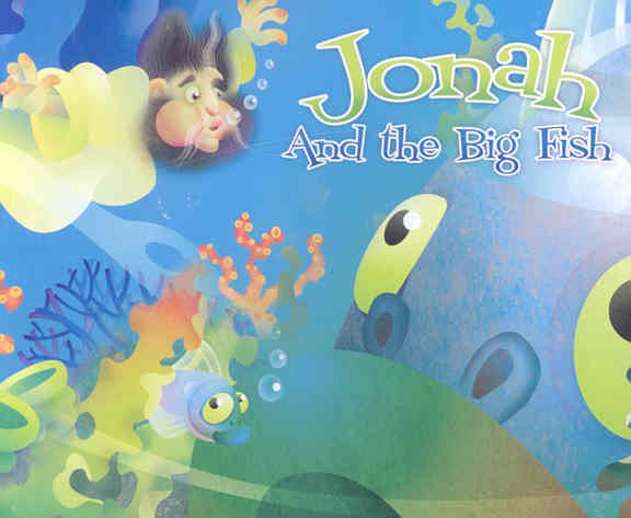 DP Jonah and the Big Fish 6x5 Board Book cover