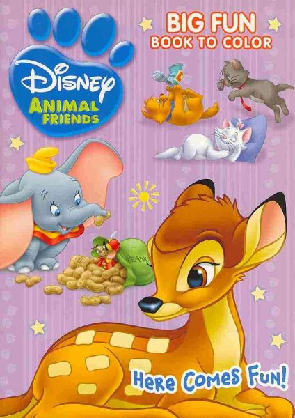 Disney Animal Friends: Playful Pals (Giant Book to Color) cover