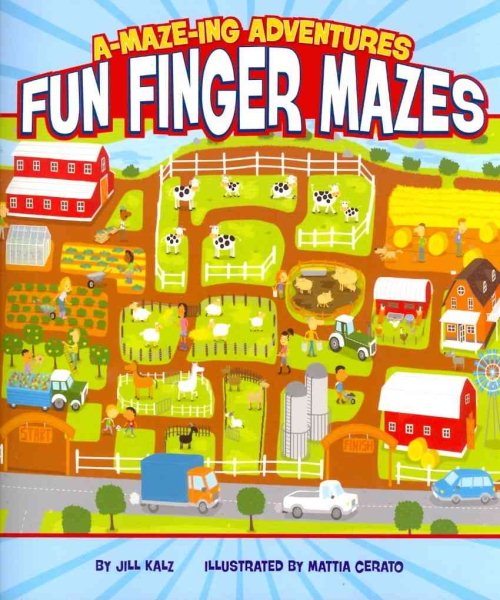A-MAZE-ing Adventures: Fun Finger Mazes cover