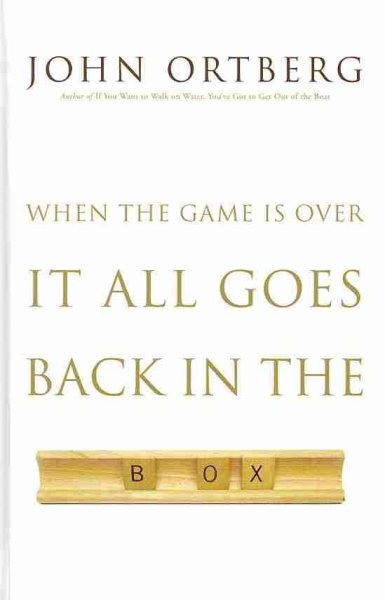 When the Game Is Over, It All Goes Back in the Box (Thorndike Press Large Print Inspirational Series) cover