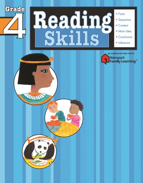 Reading Skills: Grade 4 (Flash Kids Harcourt Family Learning)