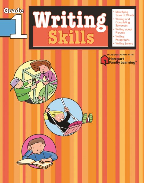Writing Skills: Grade 1 (Flash Kids Harcourt Family Learning) cover