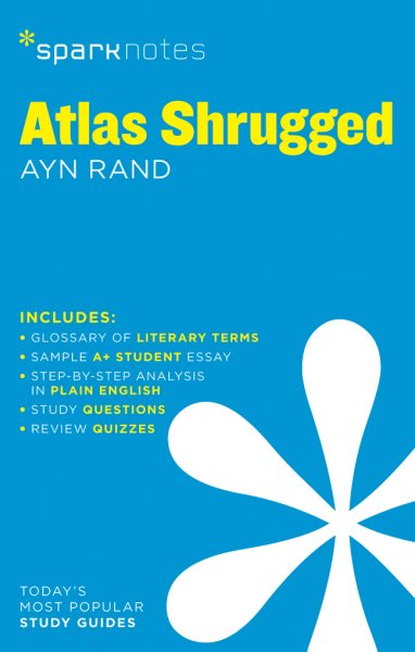 Atlas Shrugged SparkNotes Literature Guide (Volume 17) (SparkNotes Literature Guide Series) cover