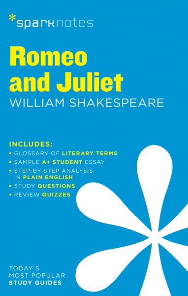 Romeo and Juliet SparkNotes Literature Guide (Volume 56) (SparkNotes Literature Guide Series) cover