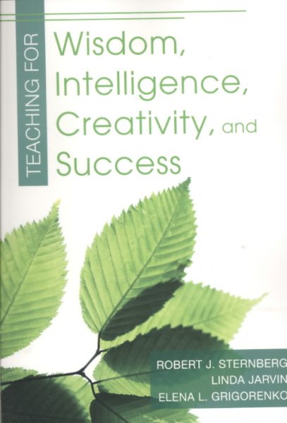 Teaching for Wisdom, Intelligence, Creativity, and Success cover