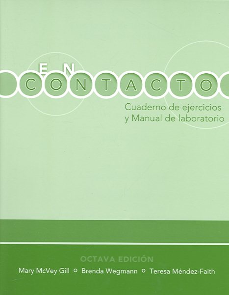 Workbook/Lab Manual for En contacto: Gramática en accion, 8th