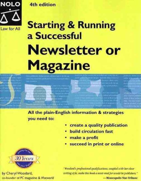 Starting & Running a Successful Newsletter or Magazine (4th Edition) cover