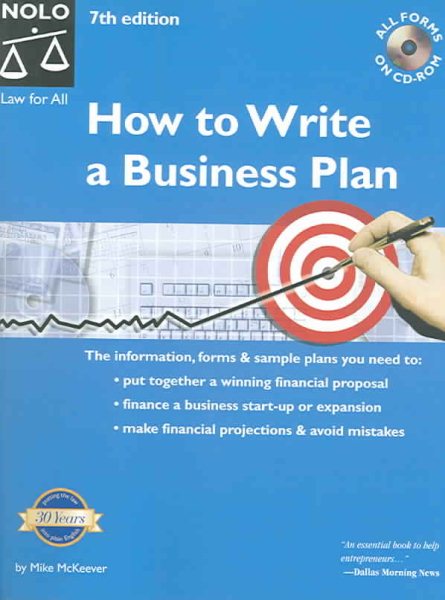 How To Write A Business Plan cover
