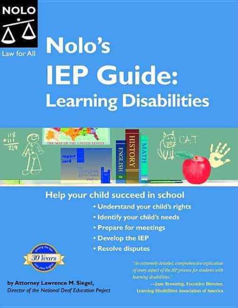 Nolo's IEP Guide: Learning Disabilities cover