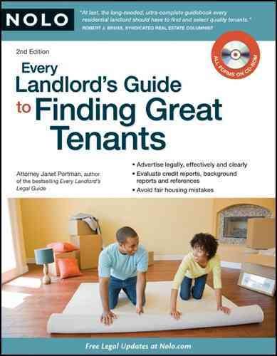 Every Landlord's Guide to Finding Great Tenants cover