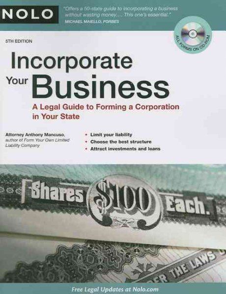 Incorporate Your Business: A Legal Guide to Forming a Corporation in your State