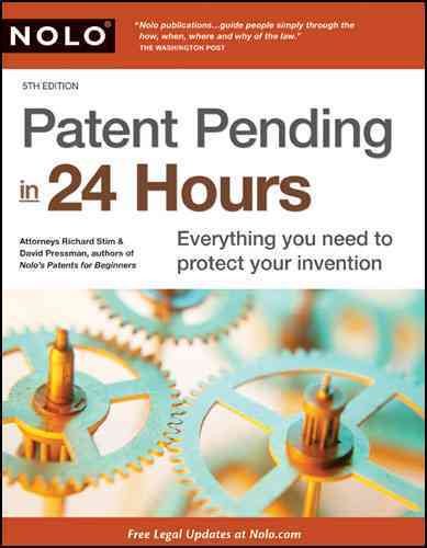 Patent Pending in 24 Hours cover