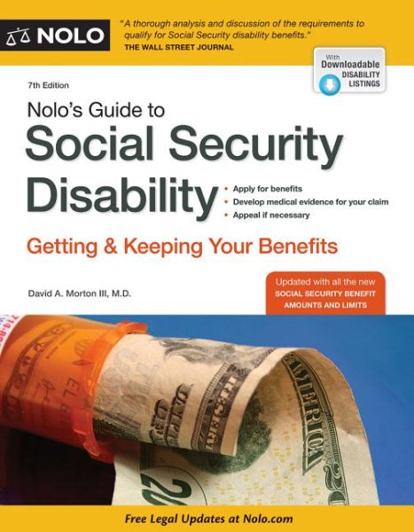Nolo's Guide to Social Security Disability: Getting & Keeping Your Benefits cover