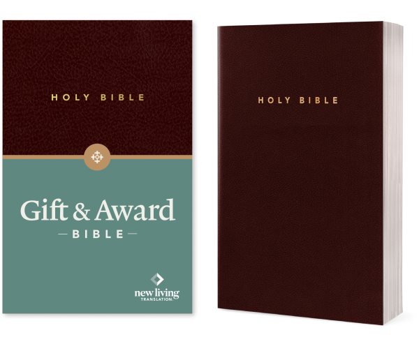 Gift and Award Bible NLT (Red Letter, Imitation Leather, Burgundy/maroon)