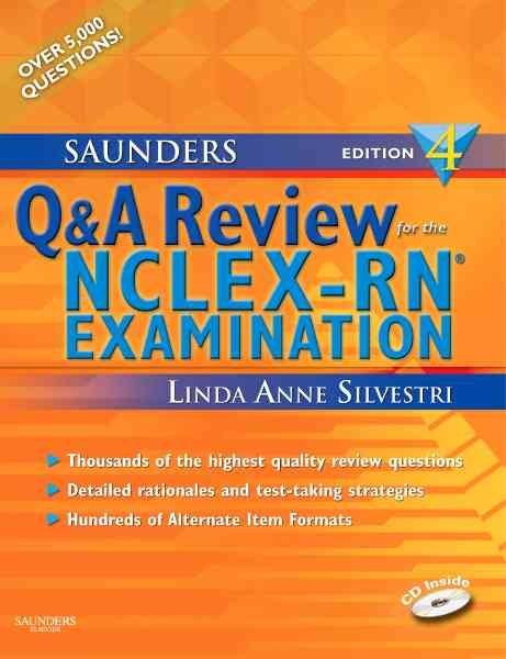 Saunders Q & A Review for the NCLEX-RN®  Examination, 4e (Silvestri, Saunders Q & A Review for the NCLEX-RN Examination) cover