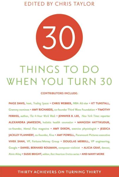30 Things to Do When You Turn 30 cover