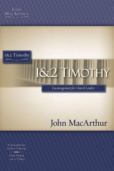 1 & 2 TIMOTHY (Macarthur Study Guide) cover