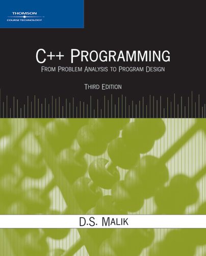 C++ Programming: From Problem Analysis to Program Design cover