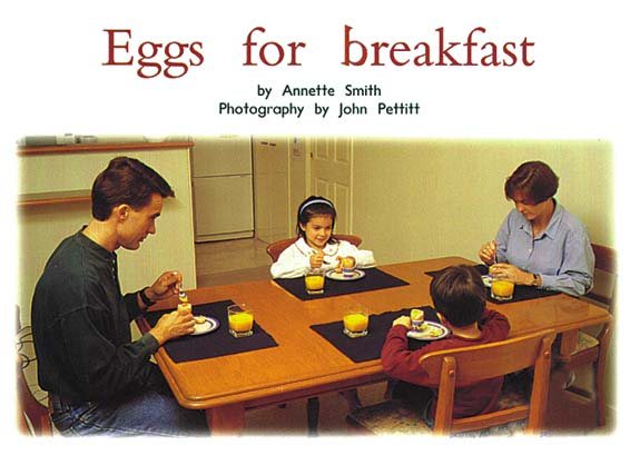 Rigby PM Platinum Collection: Individual Student Edition Red (Levels 3-5) Eggs for Breakfast cover