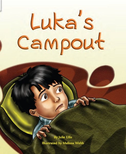 Rigby Flying Colors: Individual Student Edition Orange Luka's Campout cover