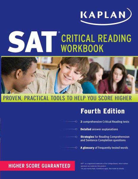 Kaplan SAT Critical Reading Workbook cover