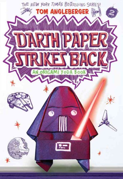 Darth Paper Strikes Back: An Origami Yoda Book cover