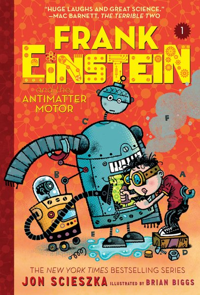 Frank Einstein and the Antimatter Motor (Frank Einstein series #1): Book One cover