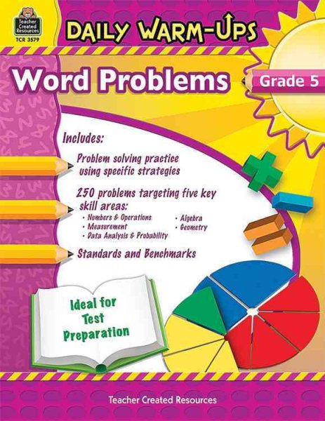 Daily Warm-Ups: Problem Solving Math Grade 5: Problem Solving Math Grade 5 (Daily Warm-Ups: Word Problems) cover