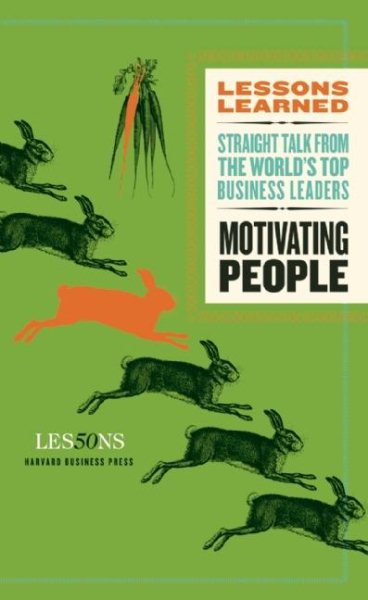 Motivating People (Lessons Learned) cover