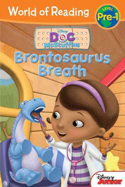 Doc McStuffins: Brontosaurus Breath (World of Reading) cover