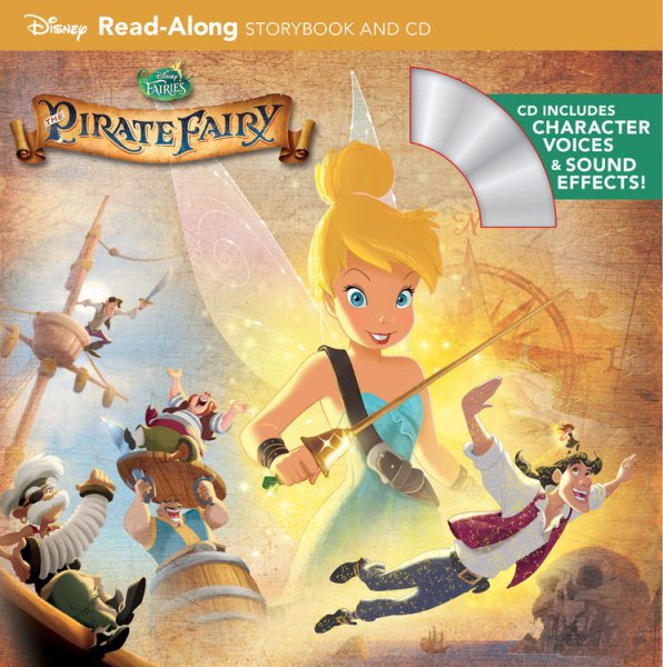 Tinker Bell and the Pirate Fairy Read-Along Storybook and CD cover